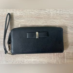 Women’s Wallet Black with Bow detail